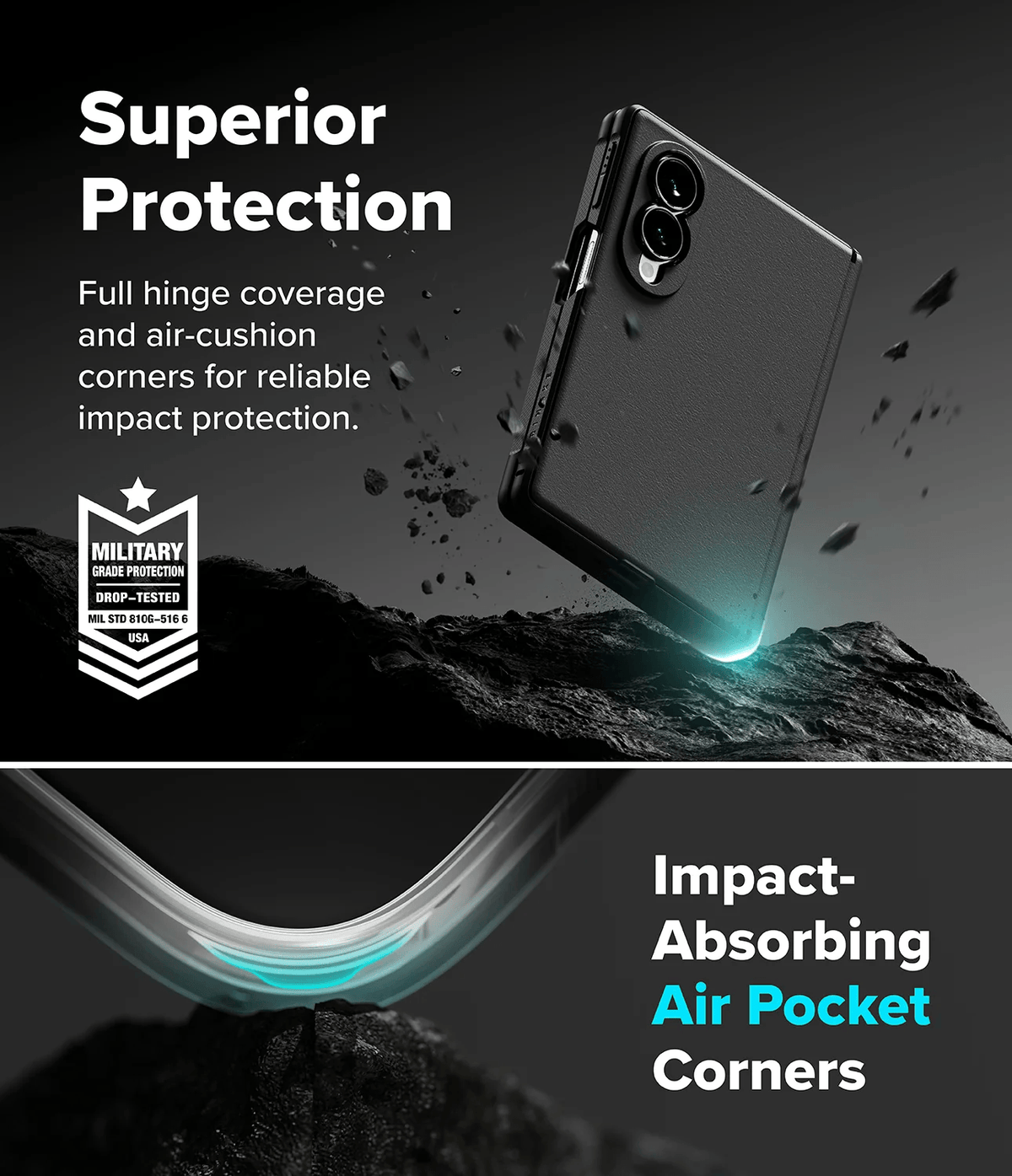 Estuche para Galaxy Z Fold 8 - Ringke Onyx Flap