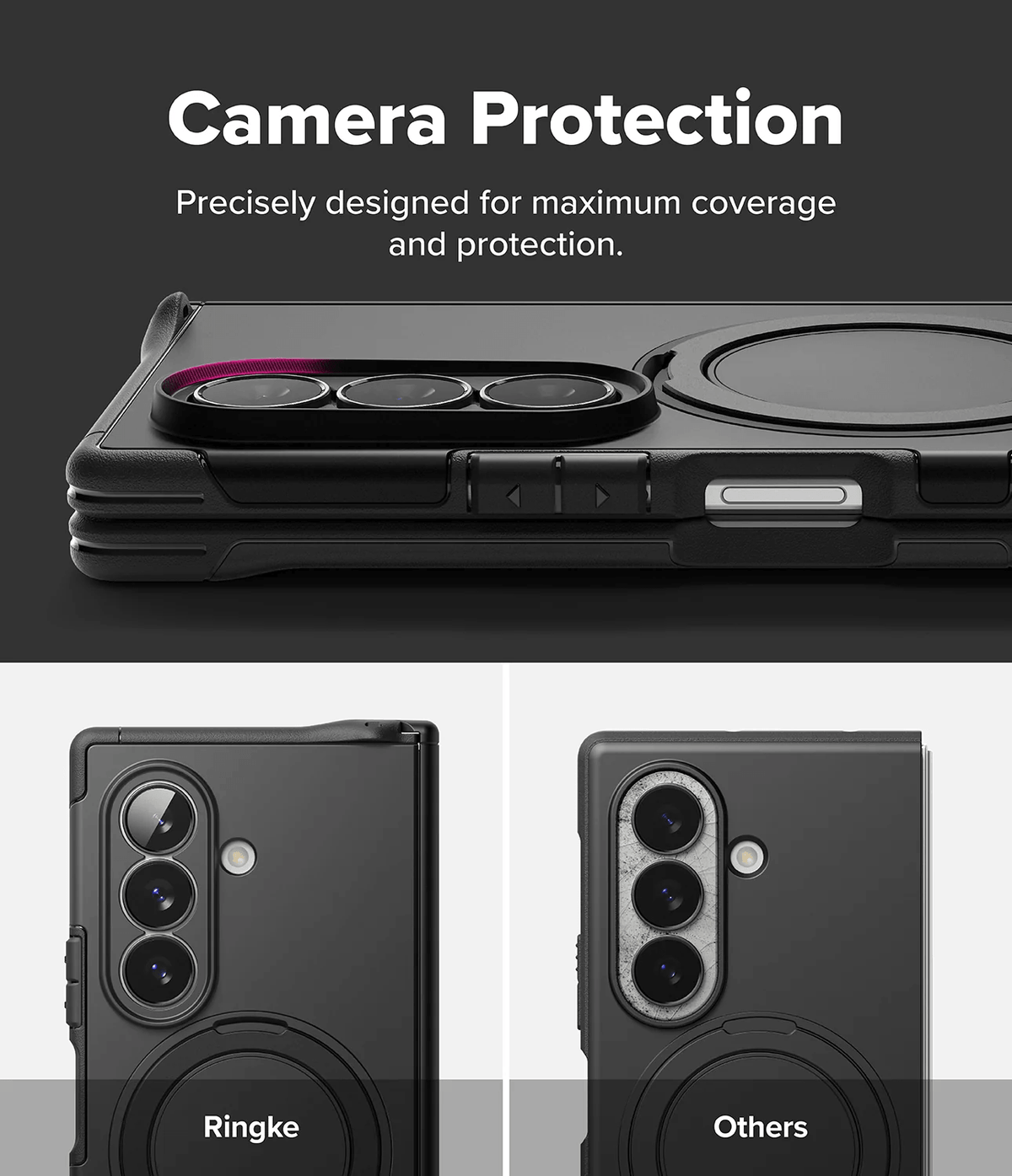 Estuche para Galaxy Z Fold 8 Ultra - Ringke Alles - Black
