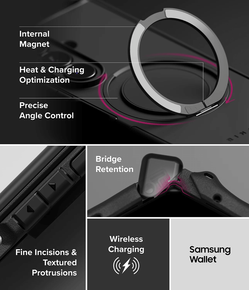 Estuche para Galaxy Z Fold 8 Ultra - Ringke Alles - Black