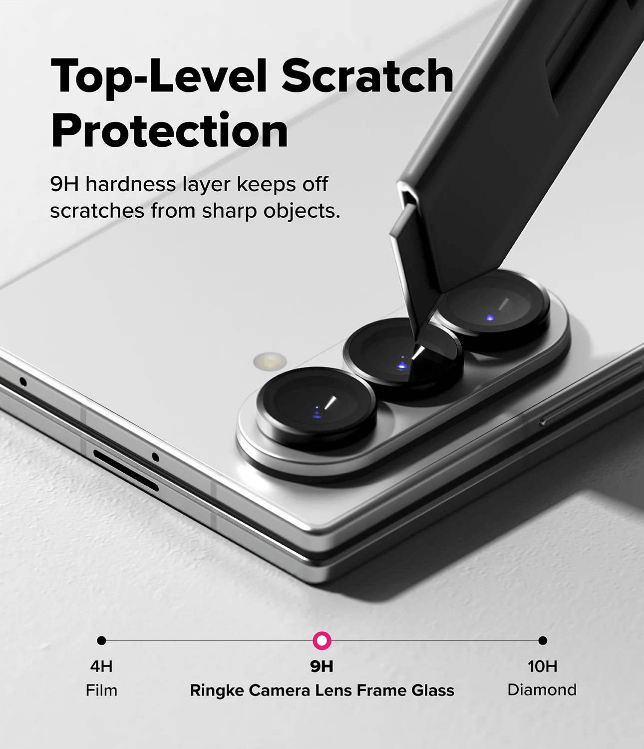 Protector de Cámara para Galaxy Z Fold 8 Ultra / 7 - Ringke Camera Lens Frame Glass (Pack de 2)