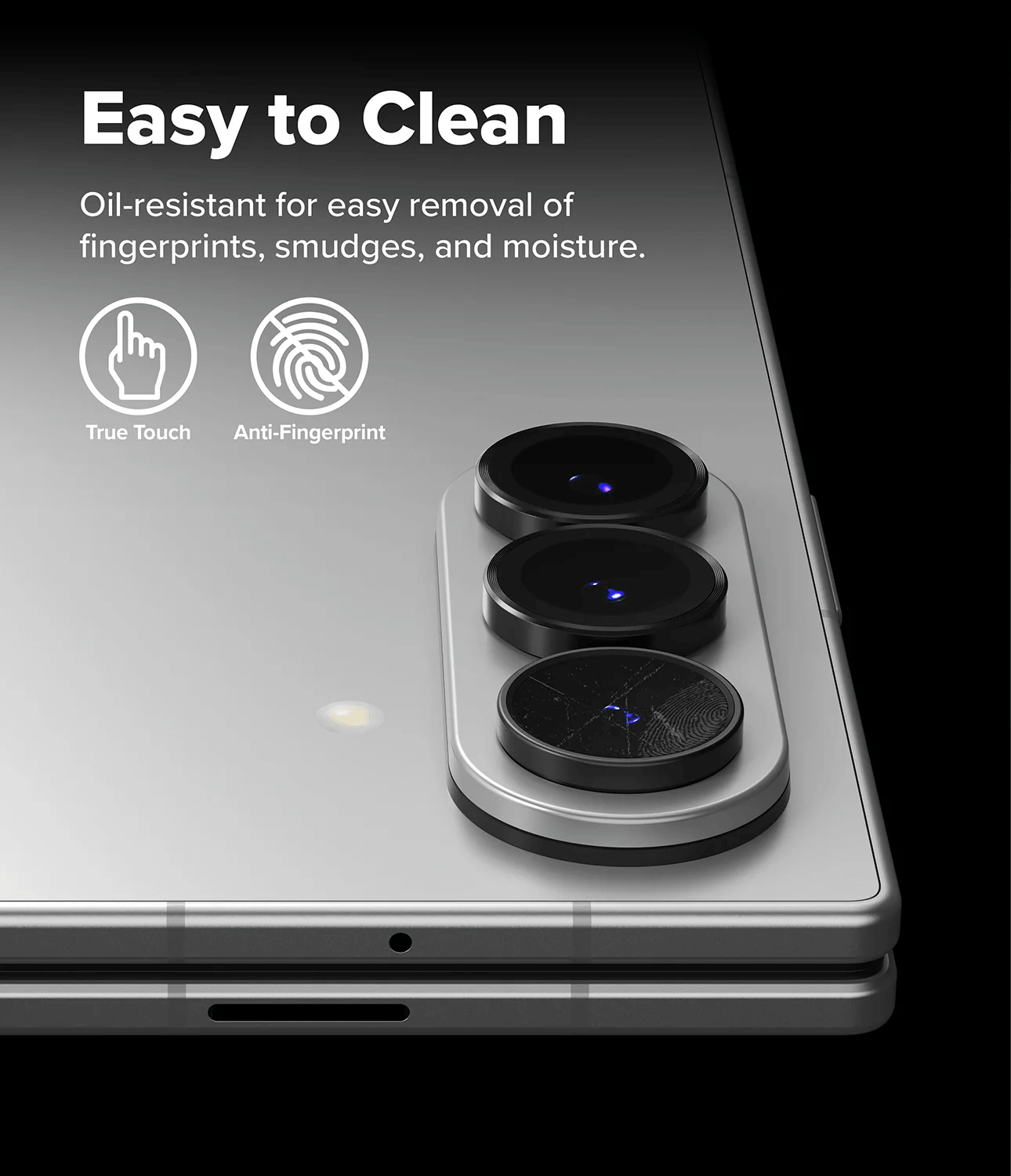 Protector de Cámara para Galaxy Z Fold 8 Ultra / 7 - Ringke Camera Lens Frame Glass (Pack de 2)