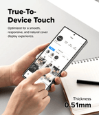 Vidrio Templado para Galaxy Z Fold 8 Ultra - Ringke Cover Display Easy Slide Tempered Glass