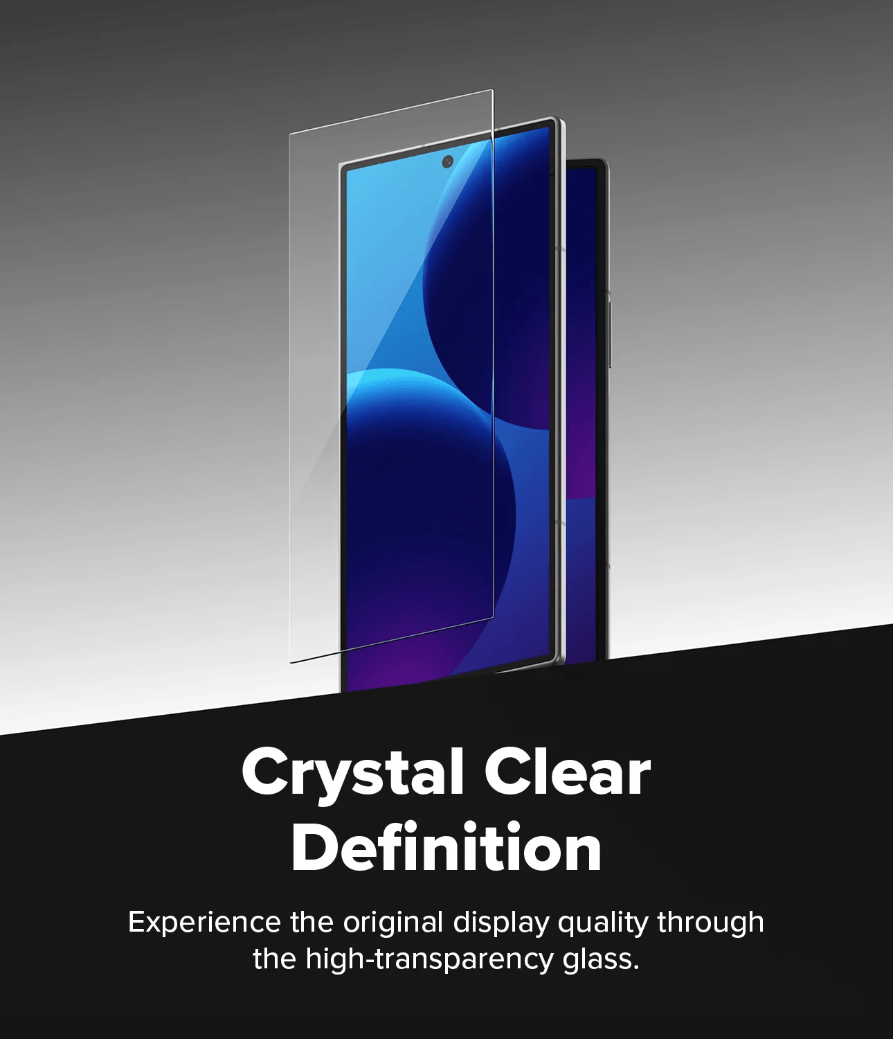 Vidrio Templado para Galaxy Z Fold 8 Ultra - Ringke Cover Display Easy Slide Tempered Glass
