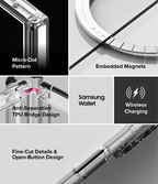Estuche para Galaxy Z Fold 8 Ultra - Ringke Fusion Flap Magnetic - Clear