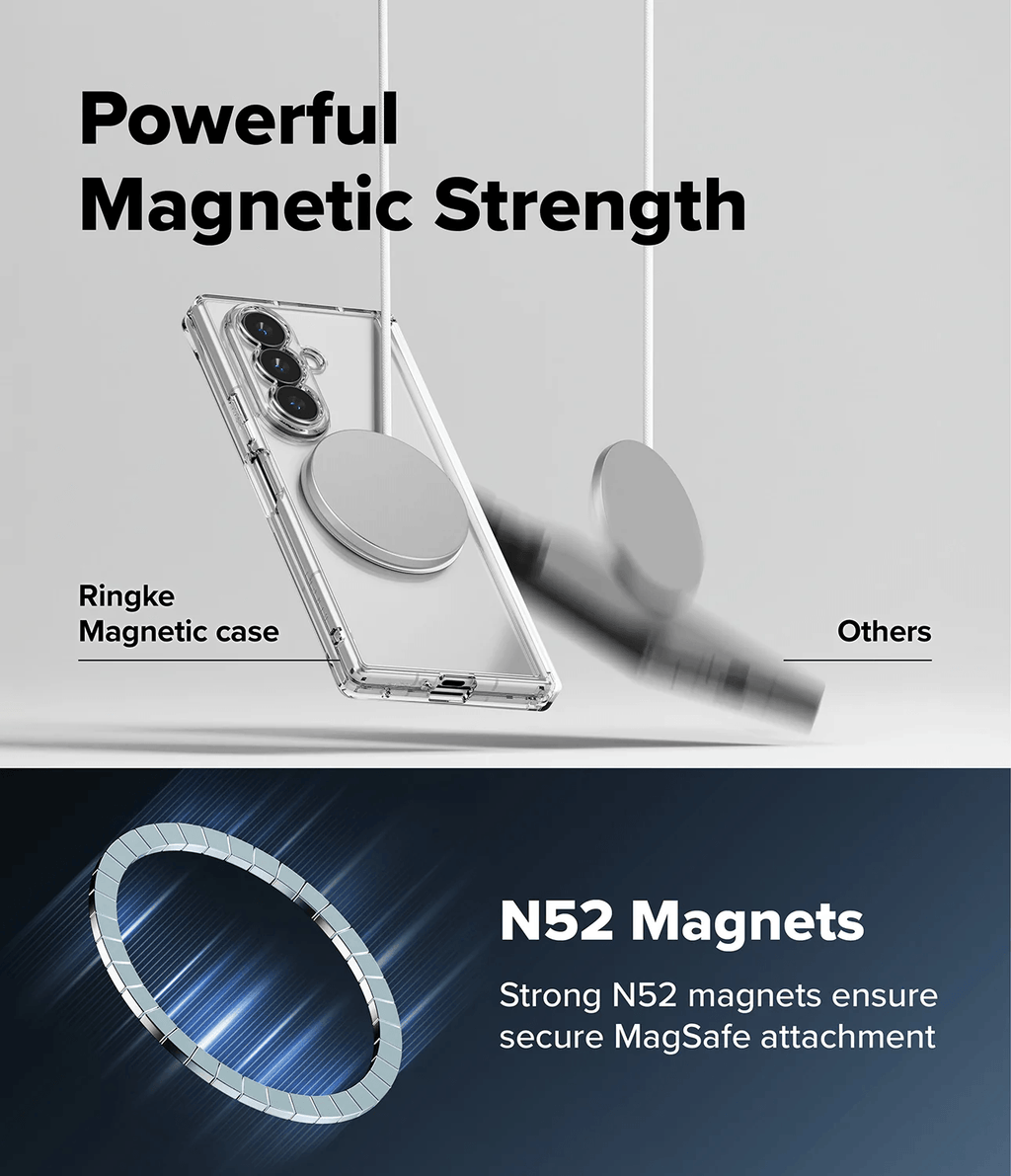 Estuche para Galaxy Z Fold 8 Ultra - Ringke Fusion Flap Magnetic - Clear