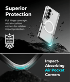 Estuche para Galaxy Z Fold 8 Ultra - Ringke Fusion Flap Magnetic - Clear
