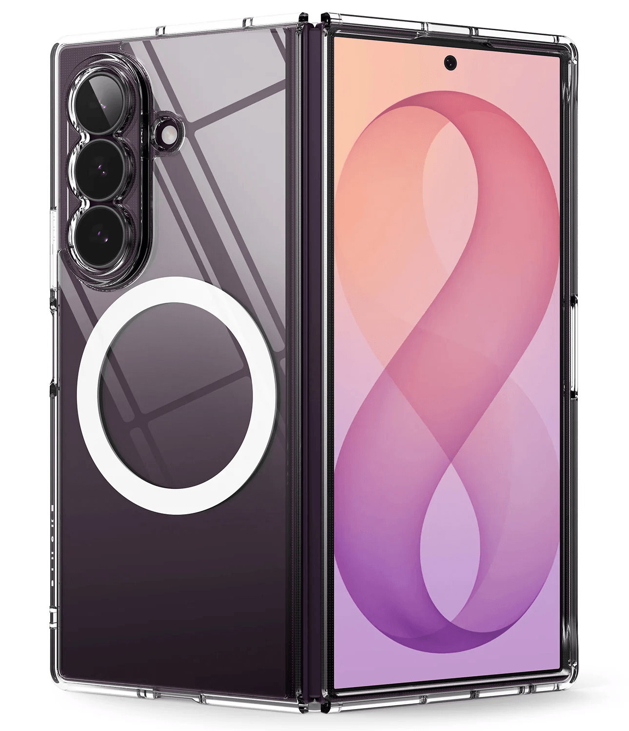 Estuche para Galaxy Z Fold 8 Ultra - Ringke Fusion Magnetic - Clear
