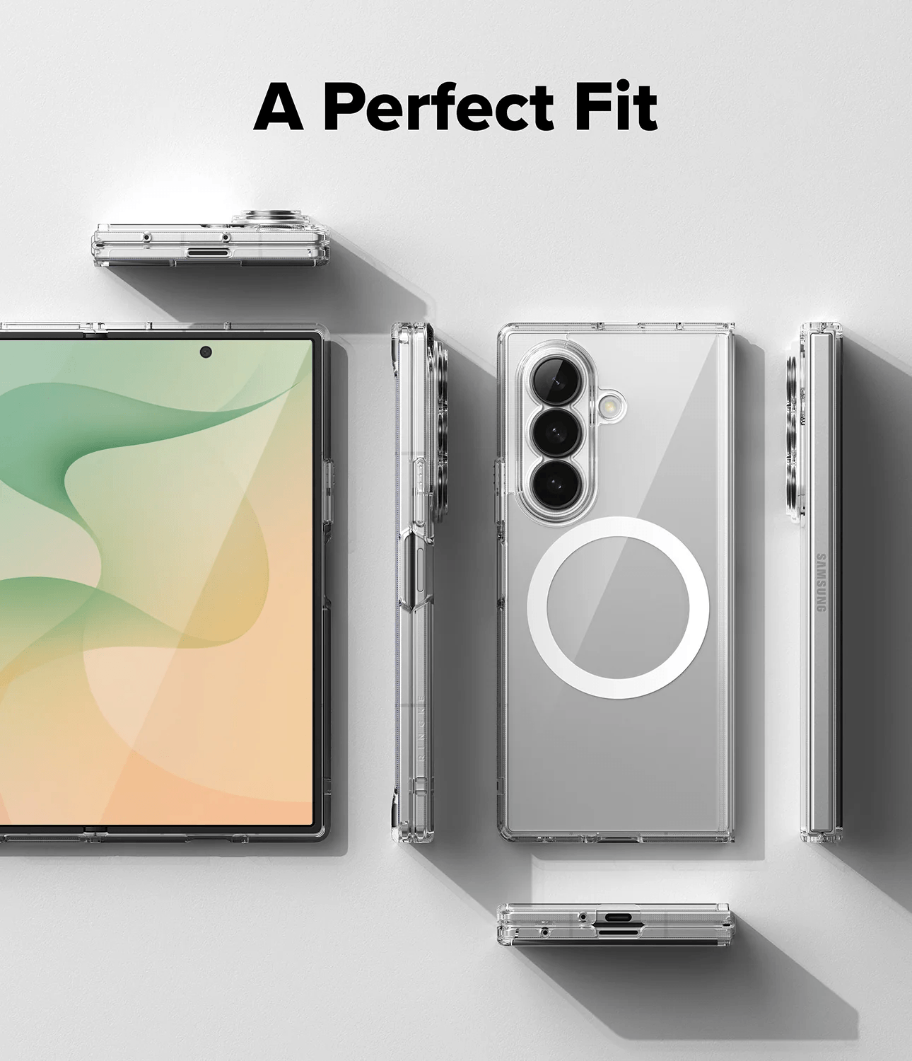 Estuche para Galaxy Z Fold 8 Ultra - Ringke Fusion Magnetic - Clear