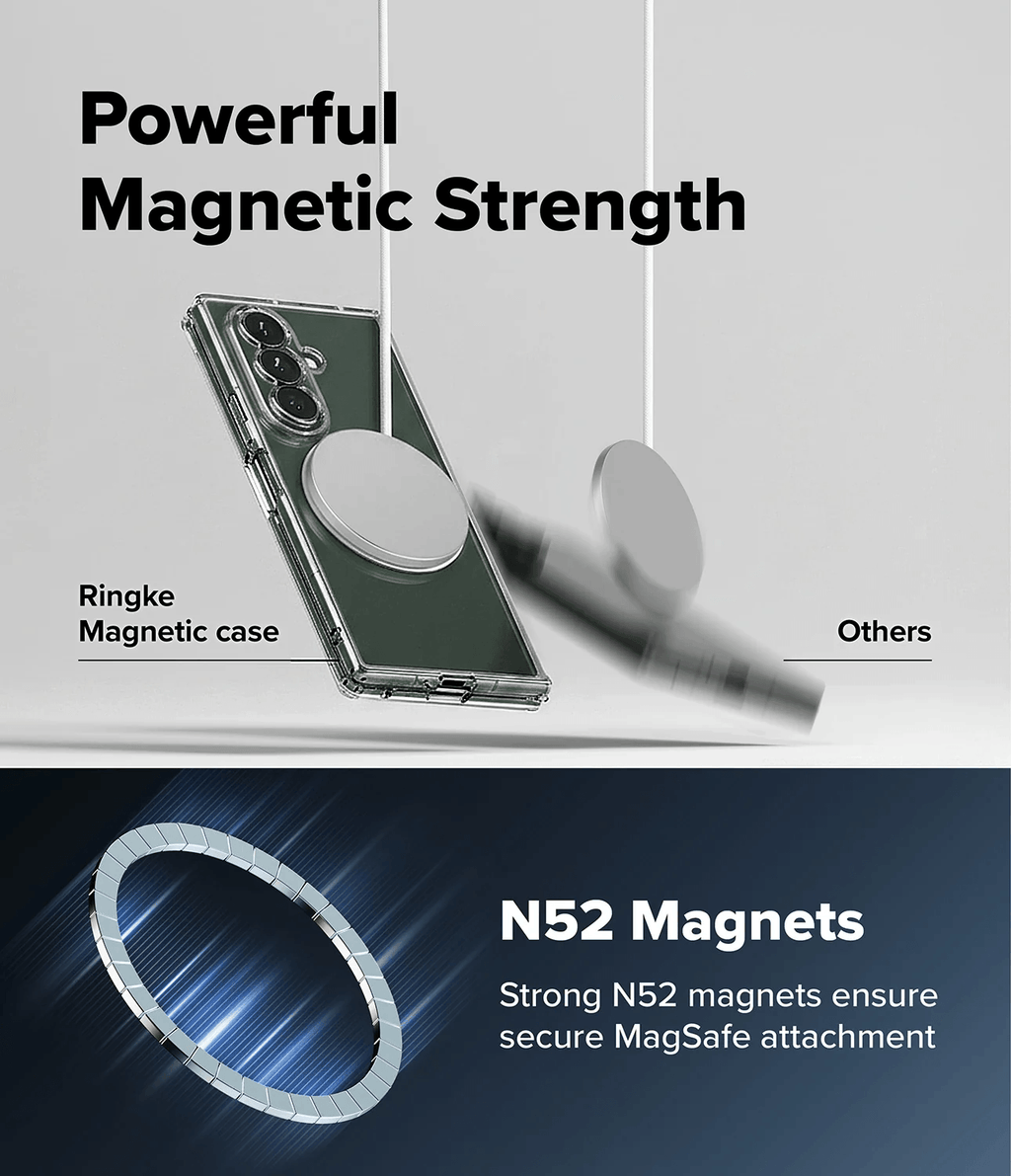 Estuche para Galaxy Z Fold 8 Ultra - Ringke Fusion Magnetic - Clear