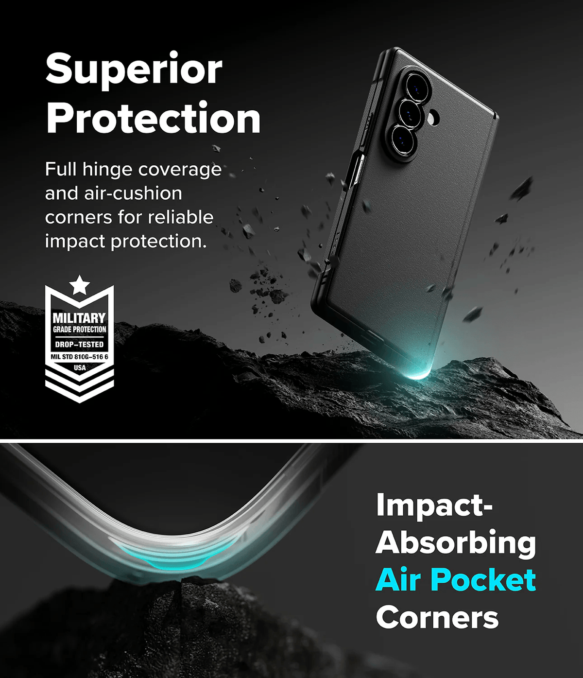 Estuche para Galaxy Z Fold 8 Ultra - Ringke Onyx Flap Magnetic