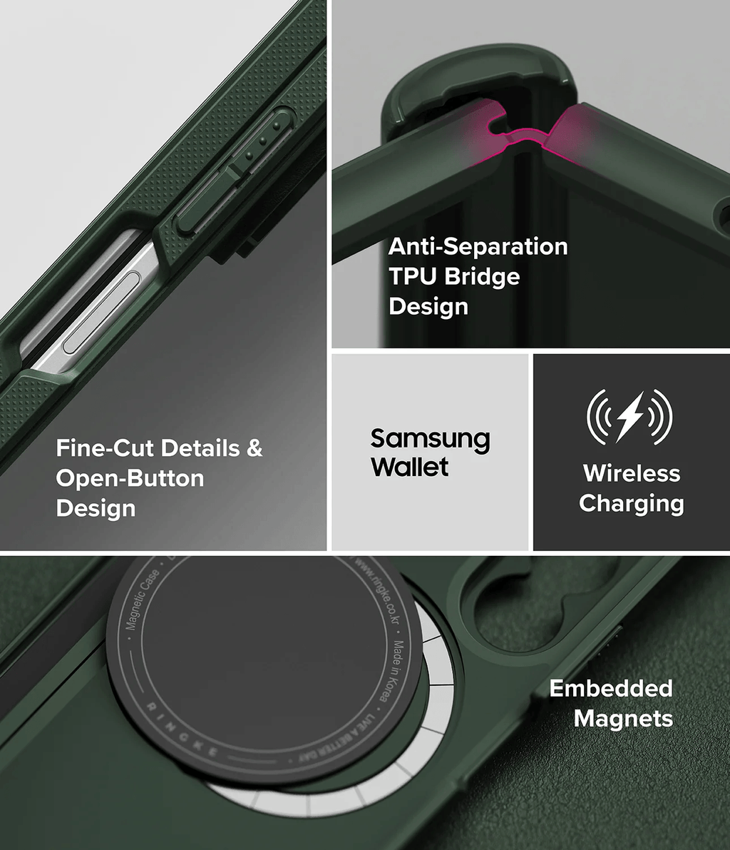 Estuche para Galaxy Z Fold 8 Ultra - Ringke Onyx Flap Magnetic