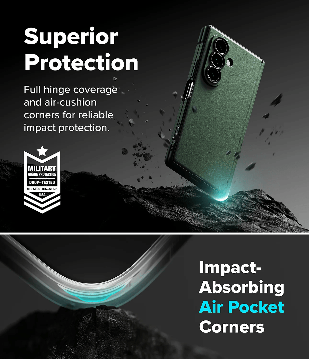 Estuche para Galaxy Z Fold 8 Ultra - Ringke Onyx Flap Magnetic