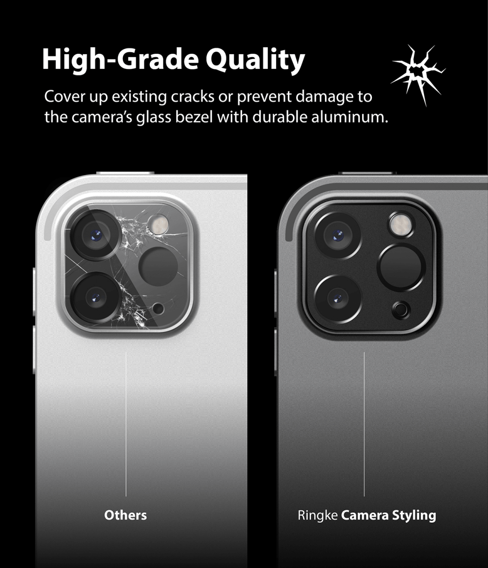 Protector de Cámara para iPad Pro 11" / Pro 12.9" - Ringke Camera Styling - Black