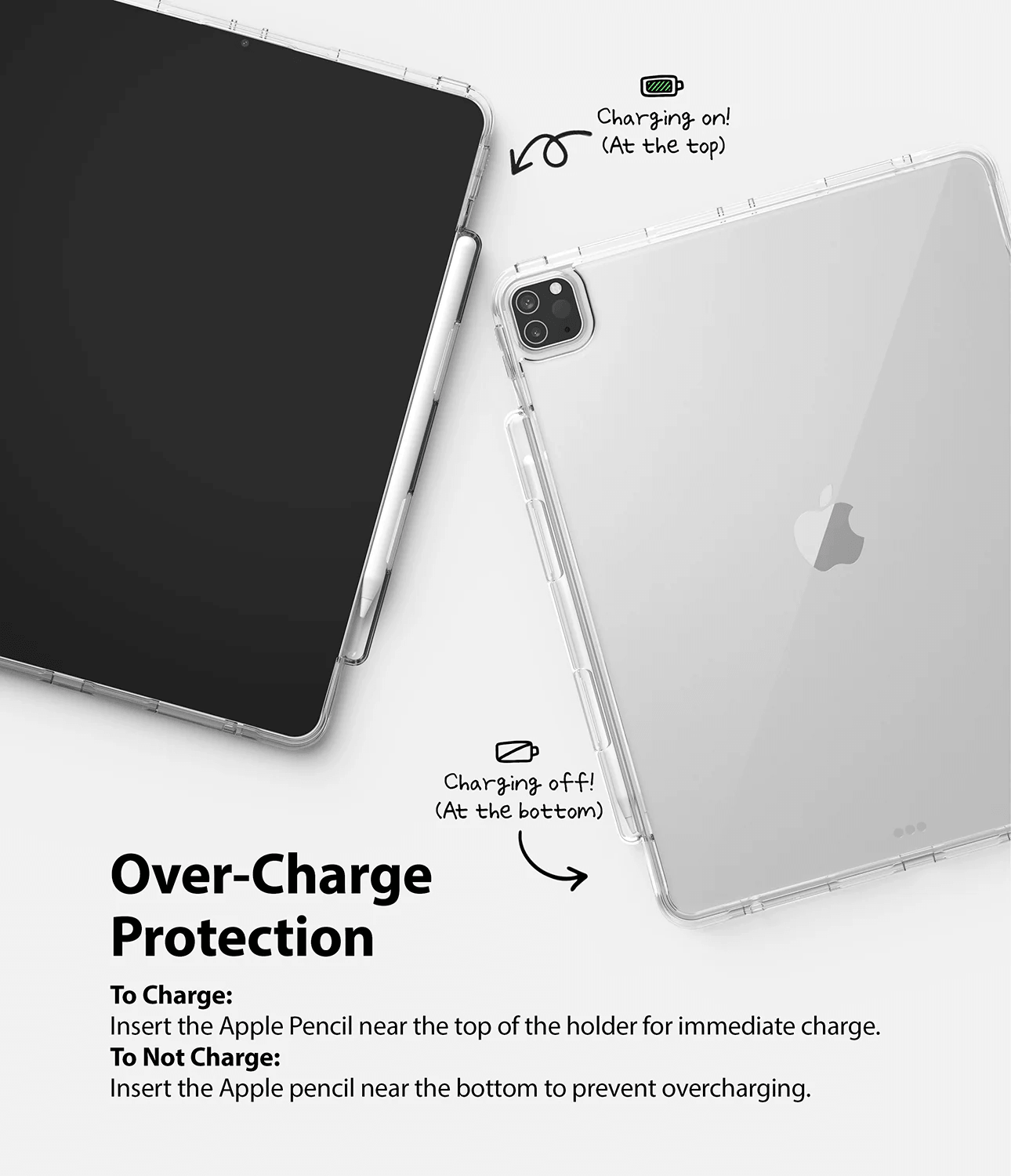 Estuche para iPad Pro - Ringke Fusion Plus - Clear