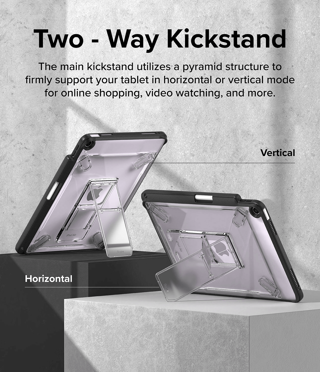 Estuche para iPad Pro - Ringke Fusion Sketch Stand