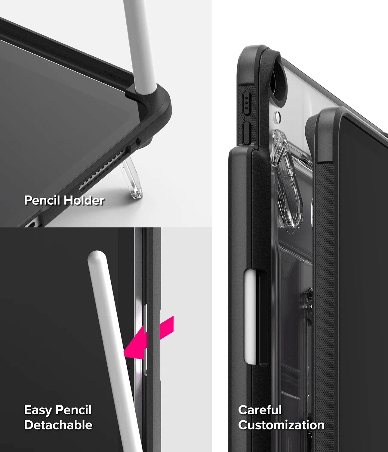 Estuche para iPad Pro - Ringke Fusion Sketch Stand