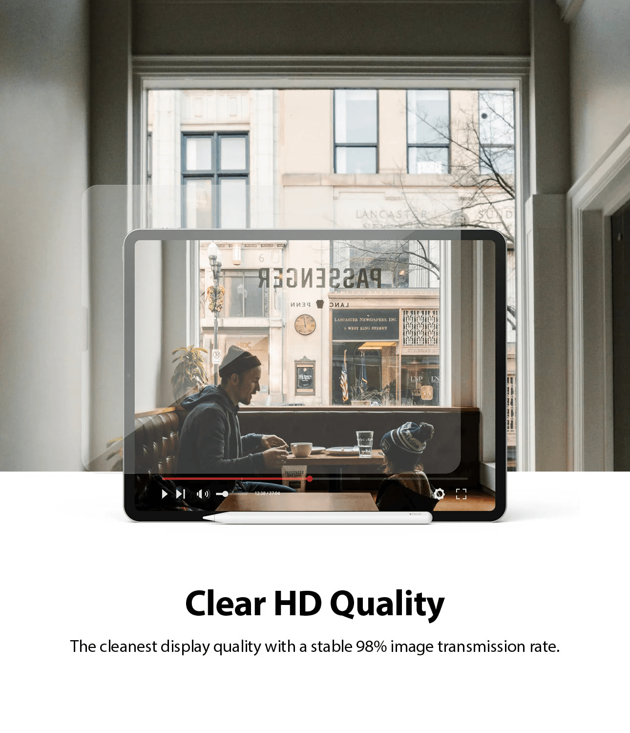 Vidrio Templado para iPad Pro - Ringke Invisible Defender Glass