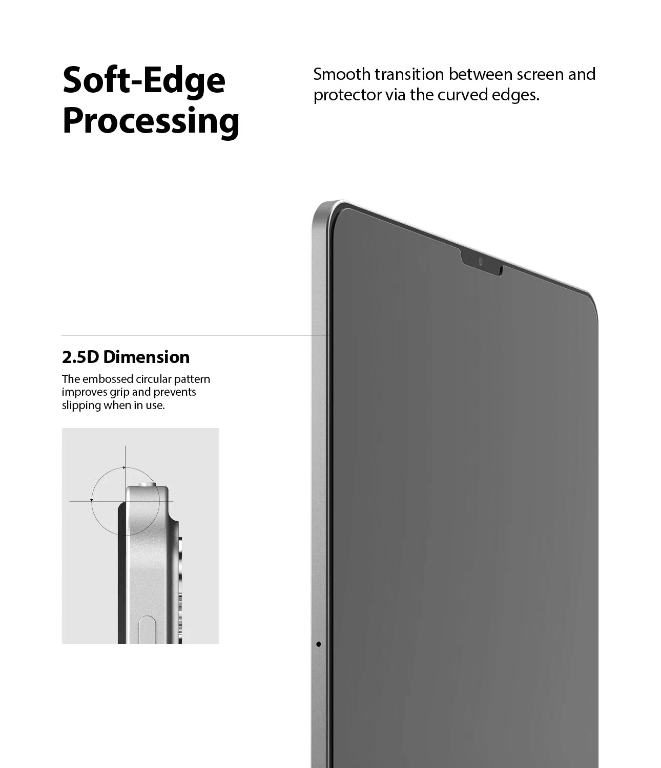 Vidrio Templado para iPad Pro - Ringke Invisible Defender Glass