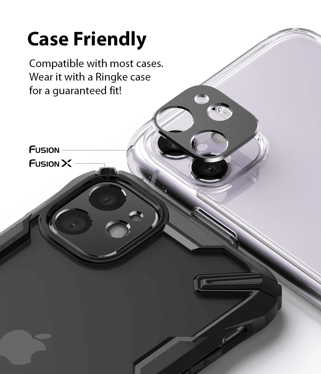 Protector de Cámara para iPhone 11 - Ringke Camera Styling - Black