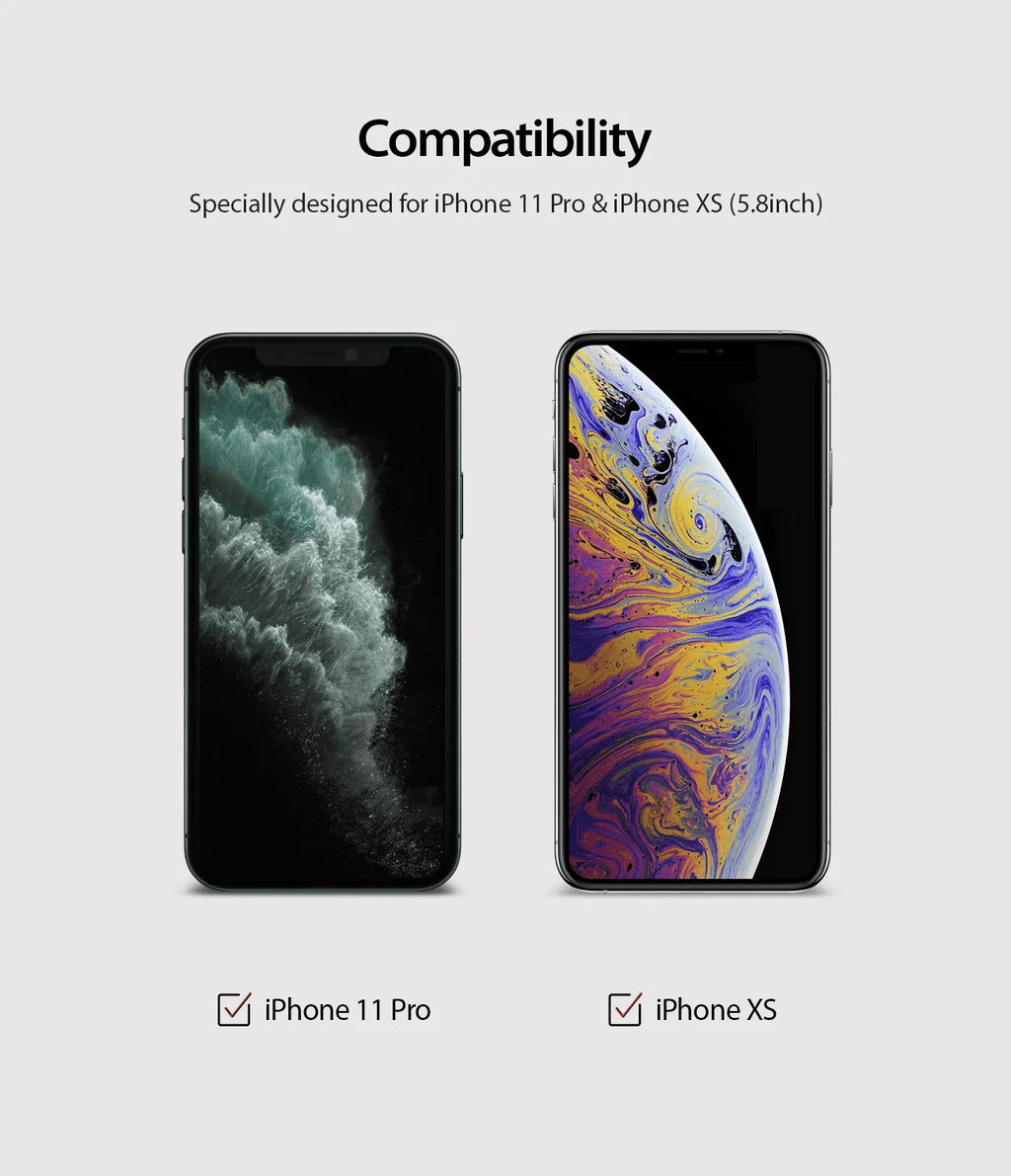 Protector de Pantalla para iPhone 11 Pro - Ringke Dual Easy Film - Clear