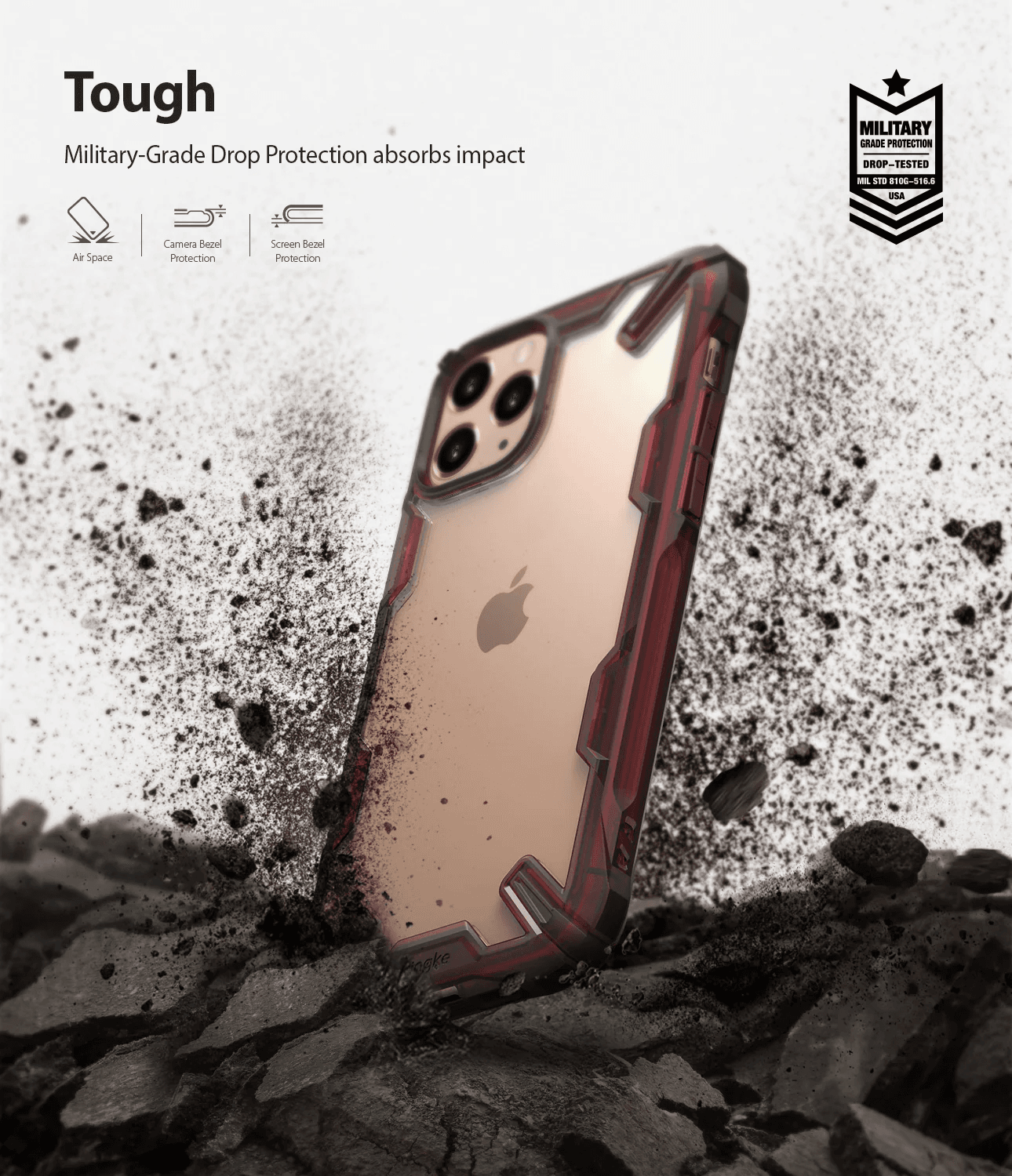 Estuche para iPhone 11 Pro - Ringke Fusion-X