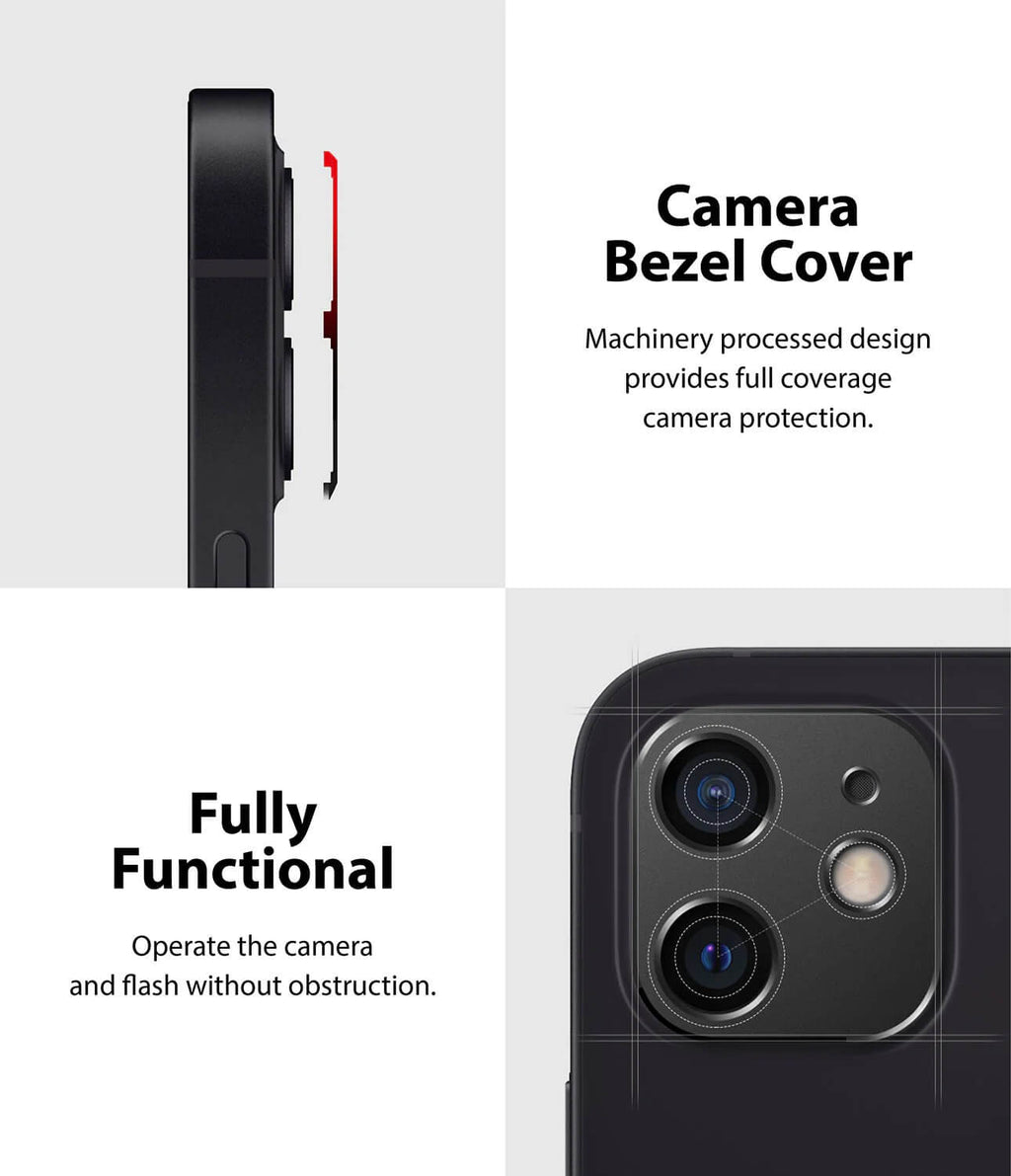 Protector de Cámara para iPhone 12 - Ringke Camera Styling