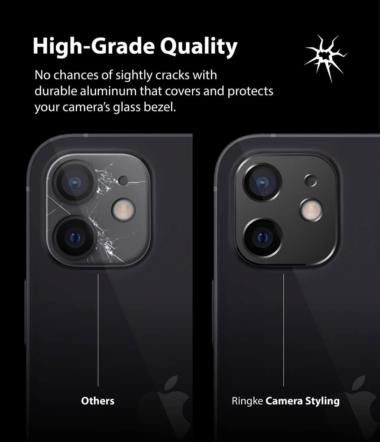 Protector de Cámara para iPhone 12 - Ringke Camera Styling