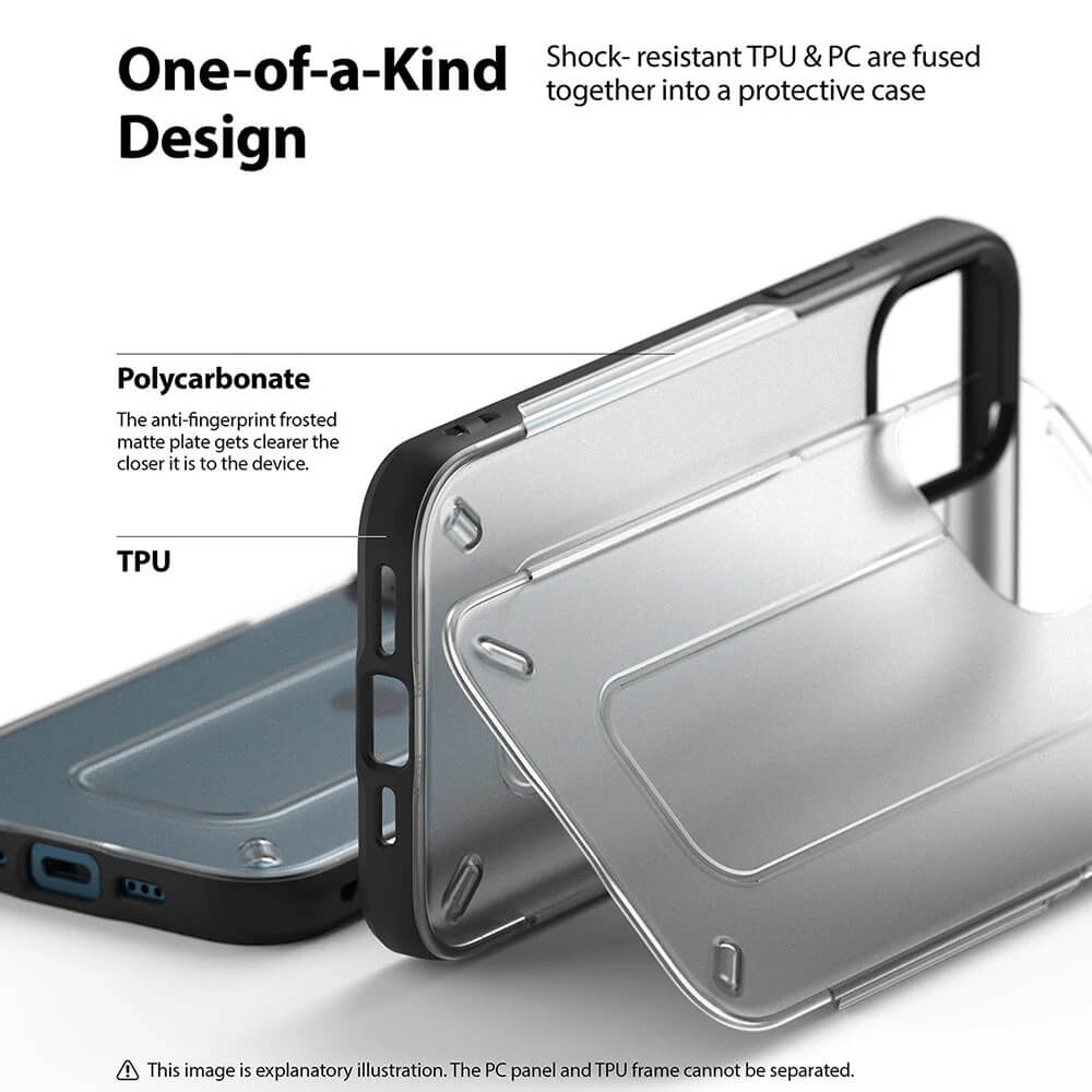 Estuche para iPhone 12 / 12 Pro – Ringke UX - Matte Clear