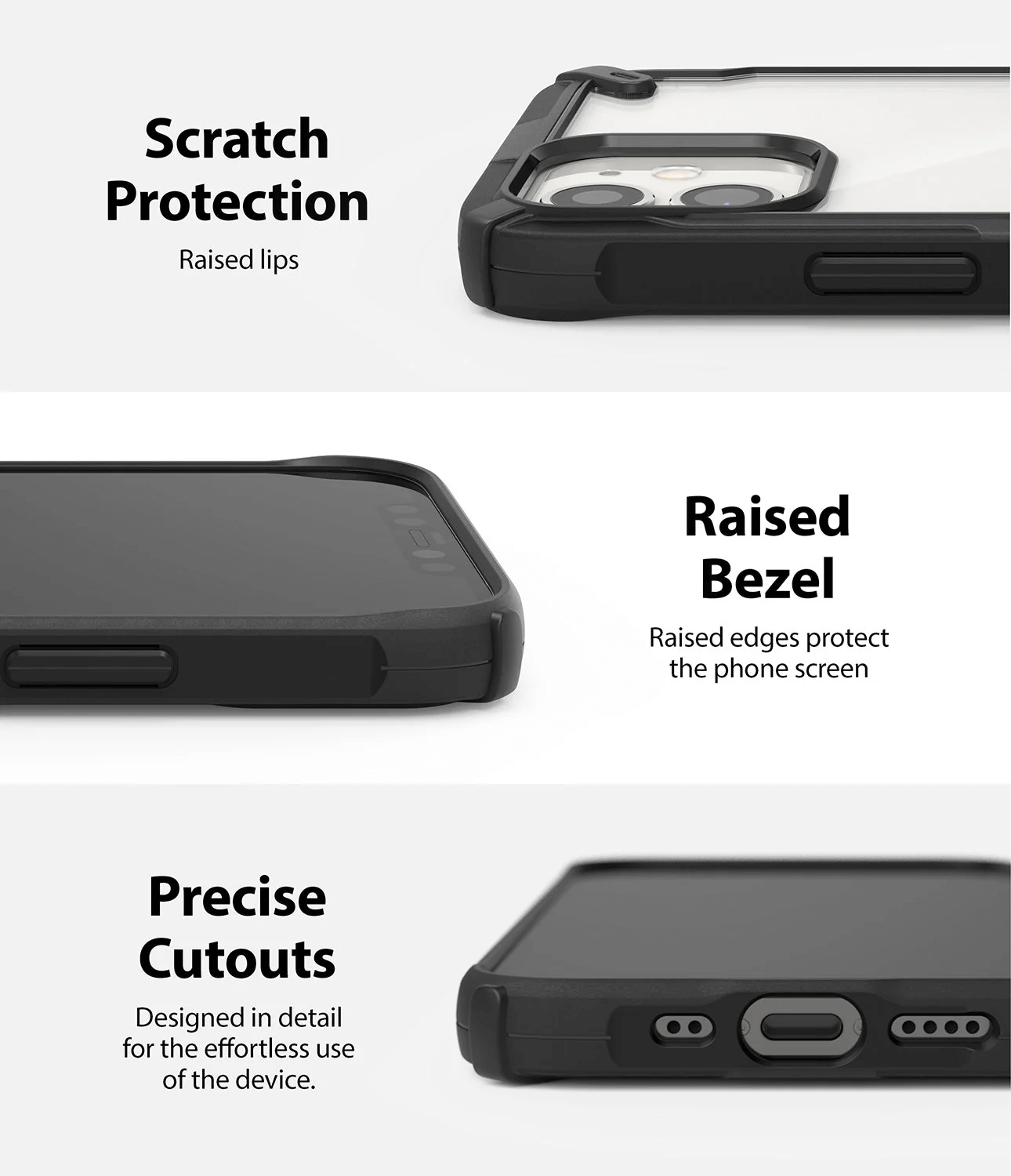 Estuche para iPhone 12 Mini - Ringke Fusion-X
