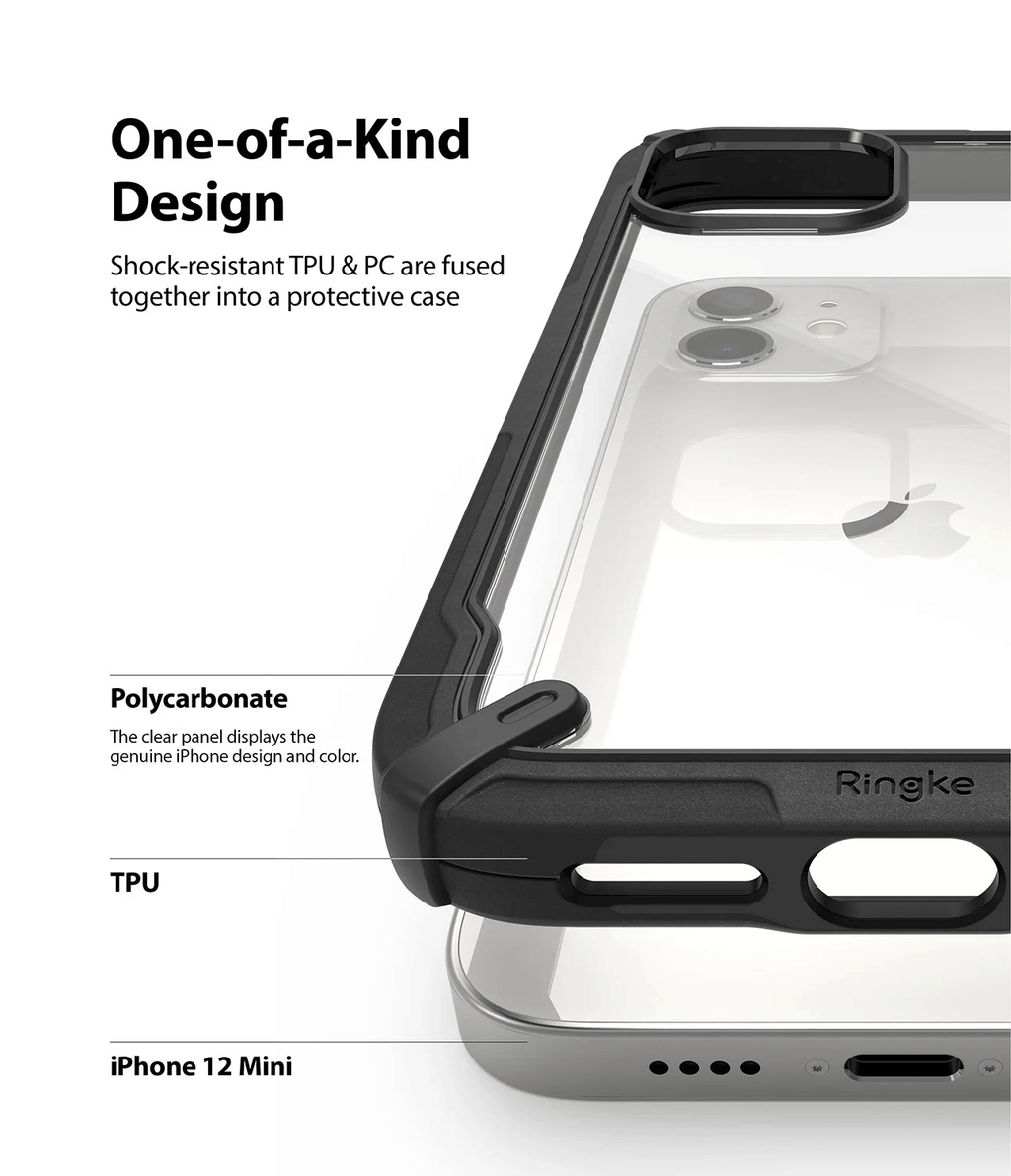 Estuche para iPhone 12 Mini - Ringke Fusion-X