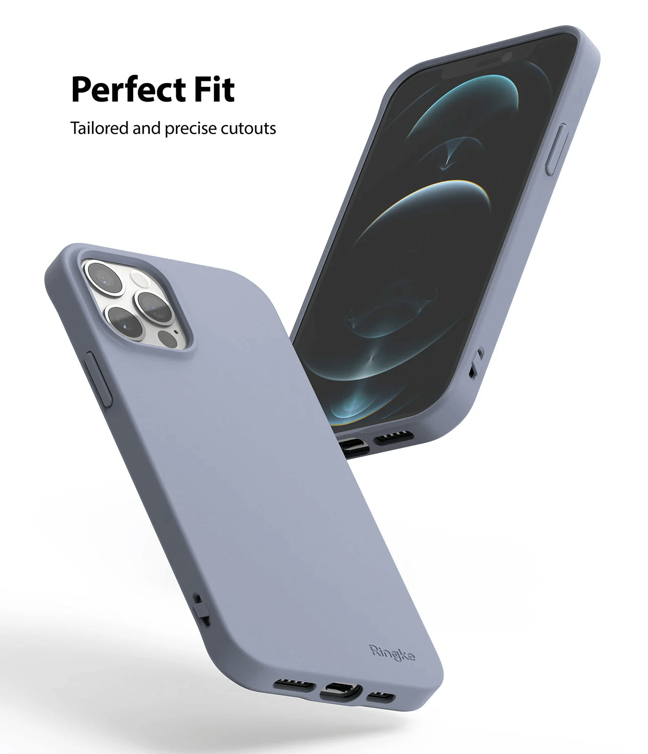 Estuche para iPhone 12 / 12 Pro - Ringke Air-S - Lavender Gray