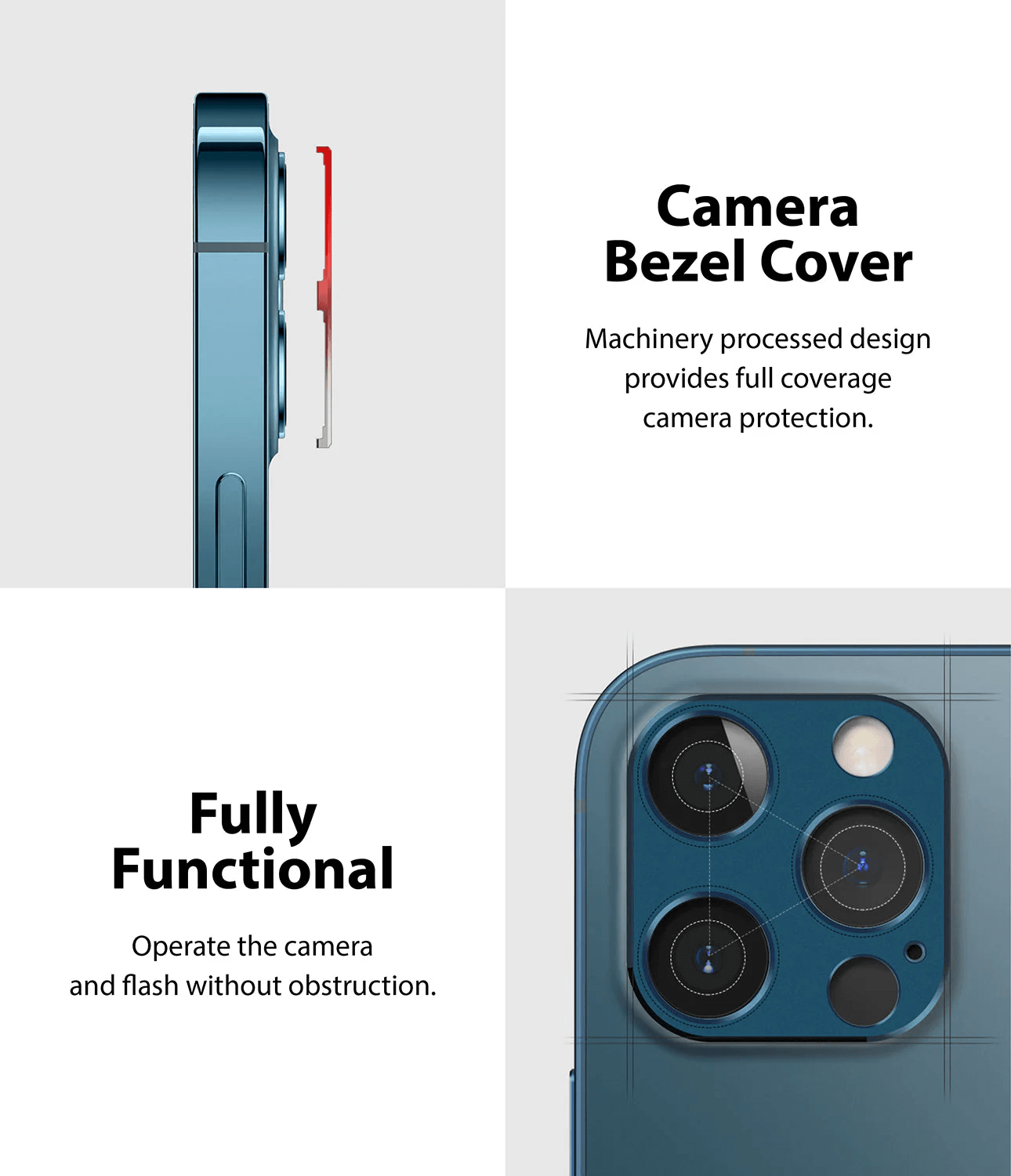 Estuche para iPhone 12 Pro Max - Ringke Camera Styling