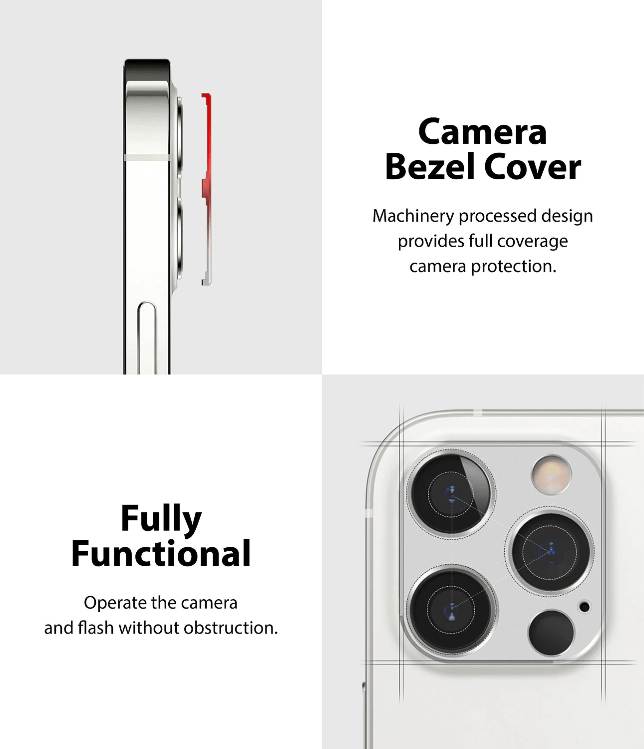 Estuche para iPhone 12 Pro Max - Ringke Camera Styling
