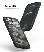 Estuche para iPhone 12 Pro Max - Ringke Fusion-X - Camo Black