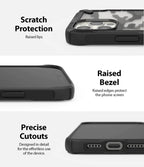 Estuche para iPhone 12 Pro Max - Ringke Fusion-X - Camo Black