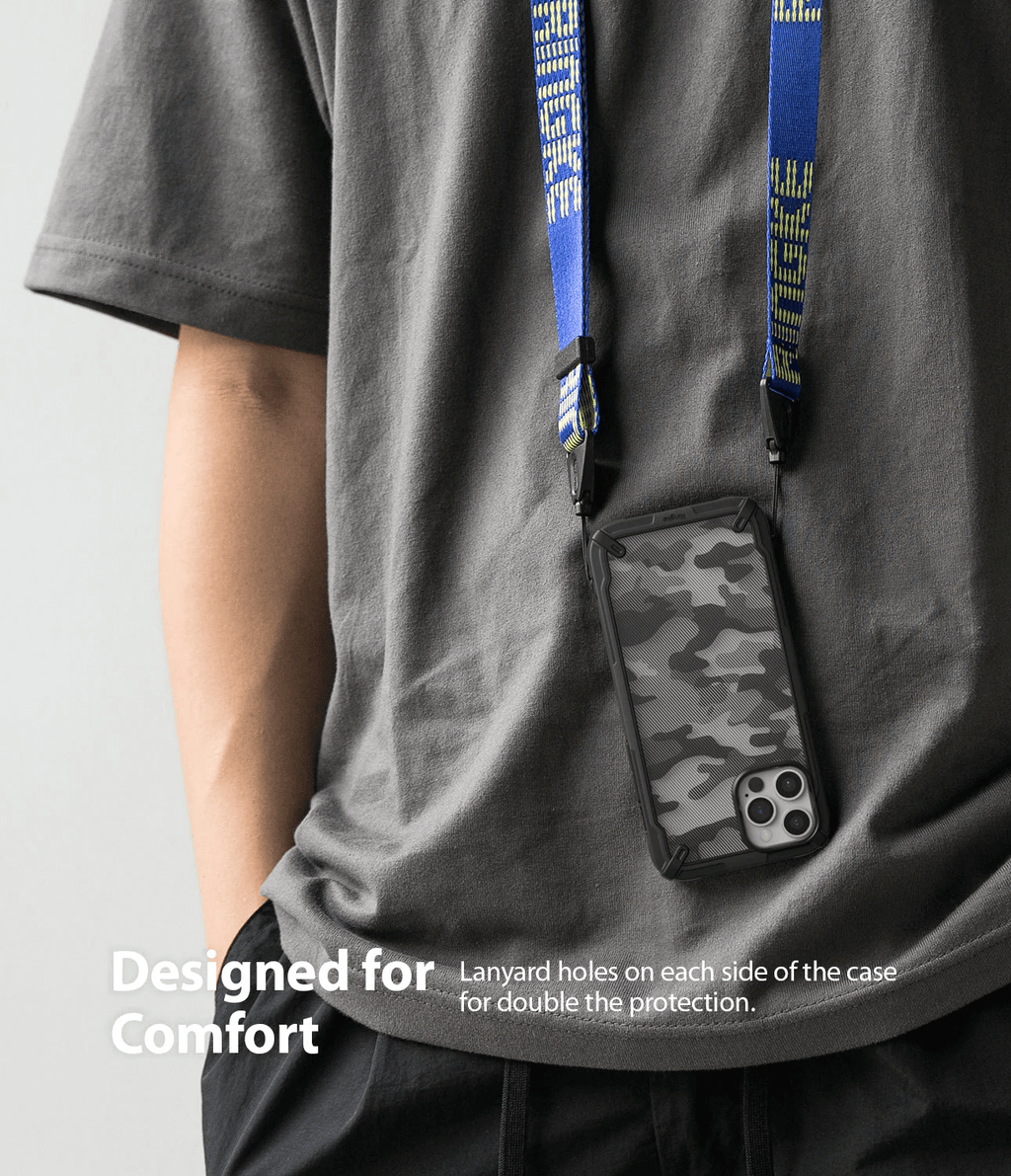 Estuche para iPhone 12 Pro Max - Ringke Fusion-X - Camo Black
