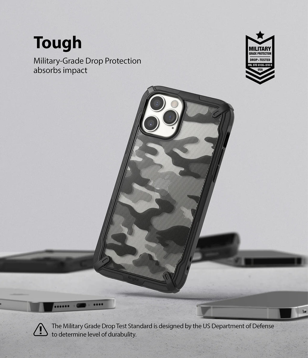 Estuche para iPhone 12 Pro Max - Ringke Fusion-X - Camo Black