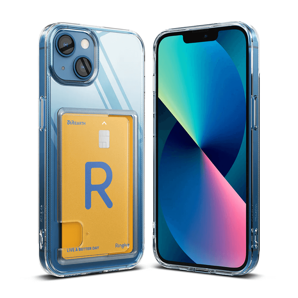 Estuche para iPhone 13 - Ringke Fusion Card - Clear
