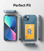 Estuche para iPhone 13 - Ringke Fusion Card - Clear