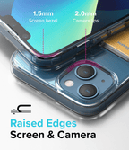 Estuche para iPhone 13 - Ringke Fusion Card - Clear