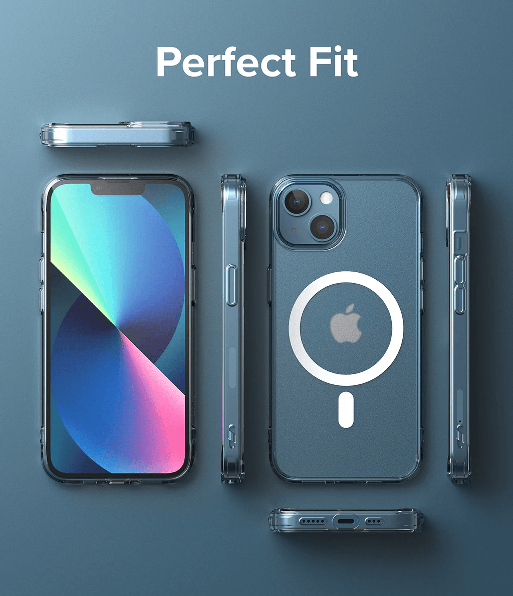 Estuche para iPhone 13 - Ringke Fusion Magnetic - Matte Clear
