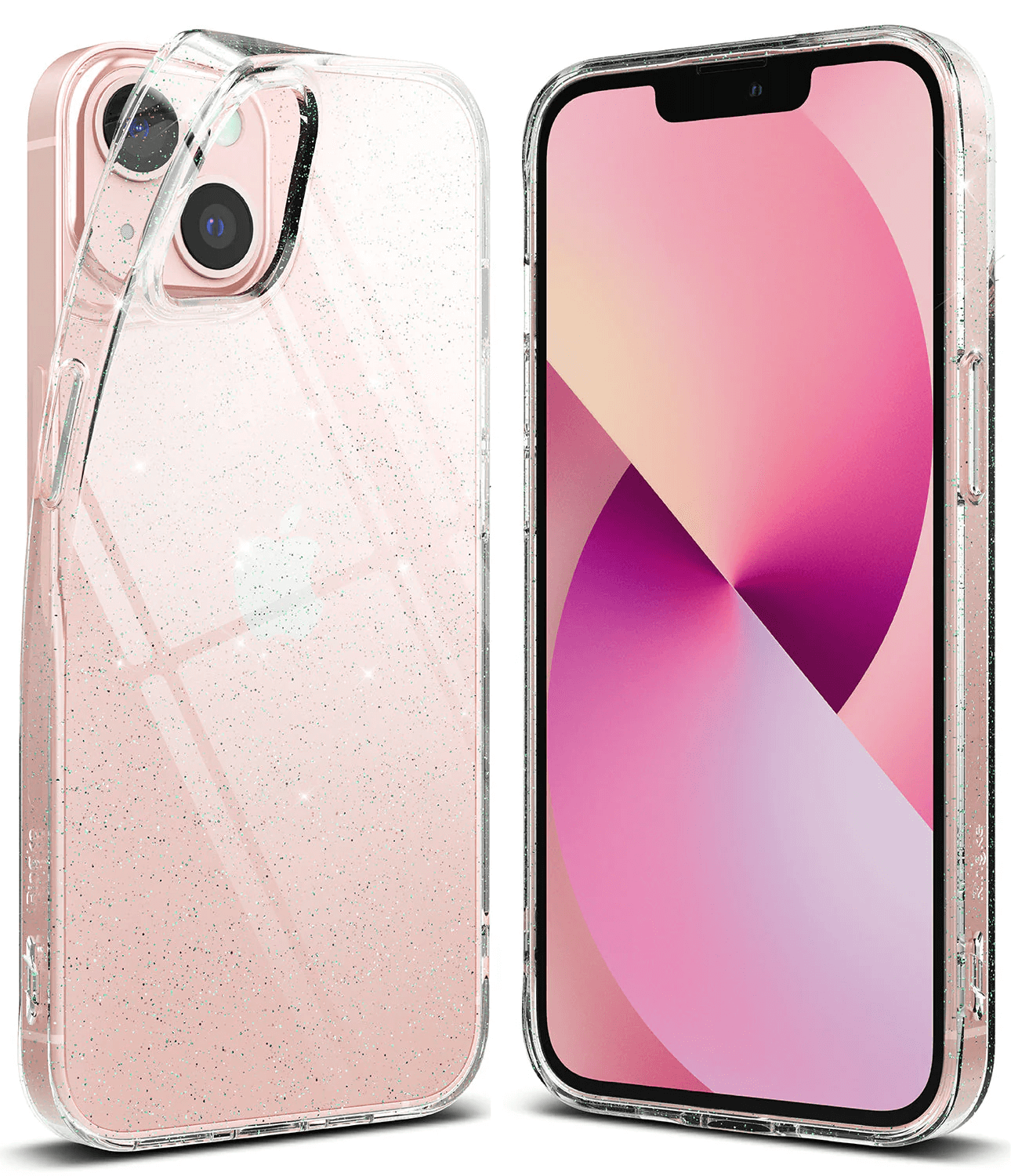Estuche para iPhone 13 Mini - Ringke Air - Glitter Clear
