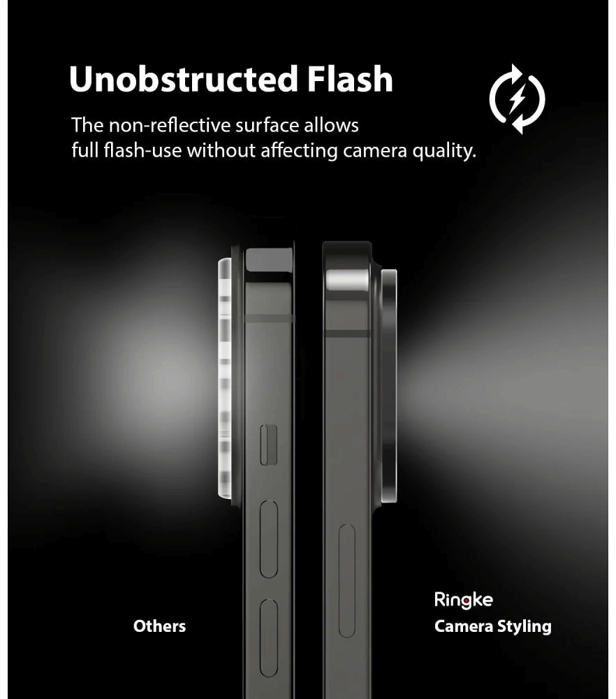 Protector de Cámara para iPhone 13 Pro / 13 Pro Max - Ringke Camera Styling - Black