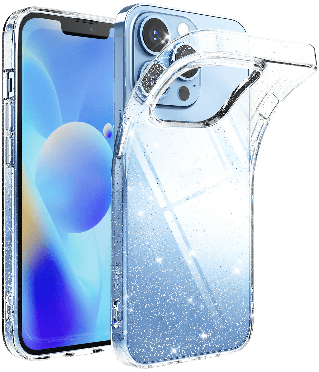 Estuche para iPhone 13 Pro - Ringke Air - Glitter Clear