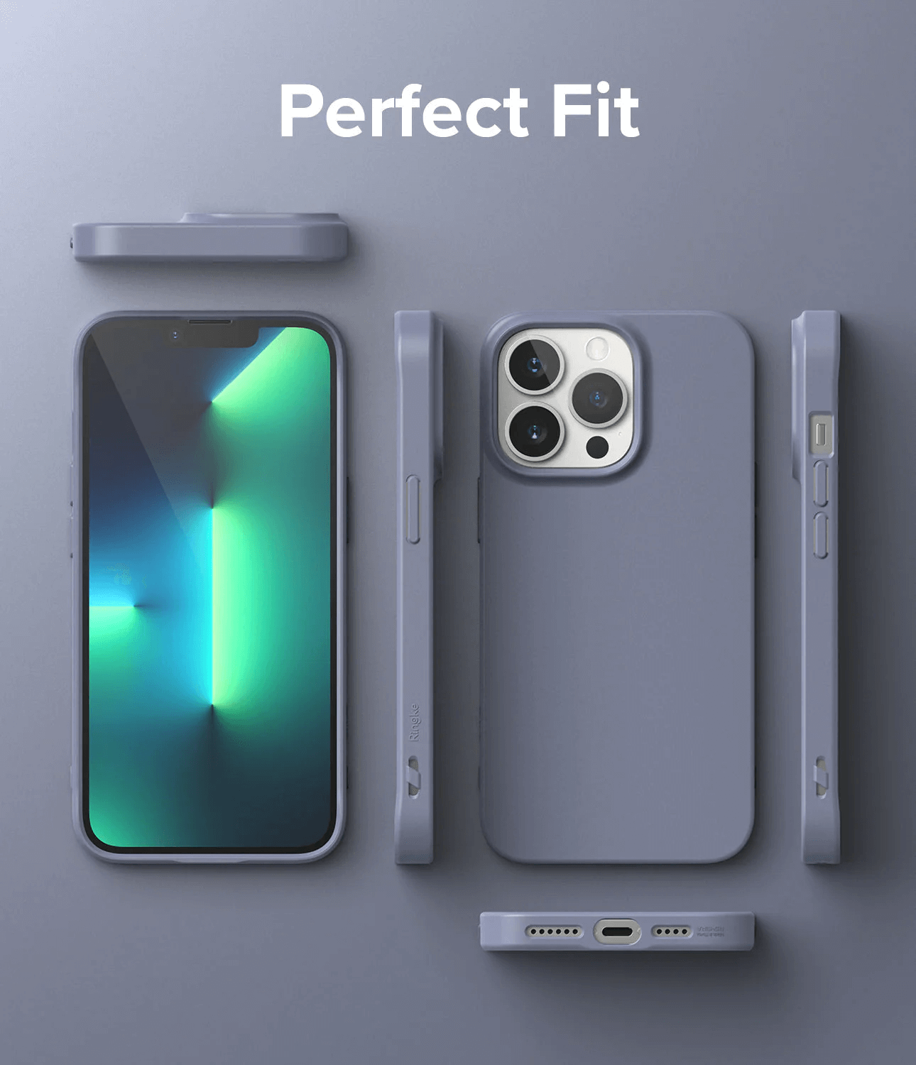Estuche para iPhone 13 Pro - Ringke Air-S - Lavender Gray