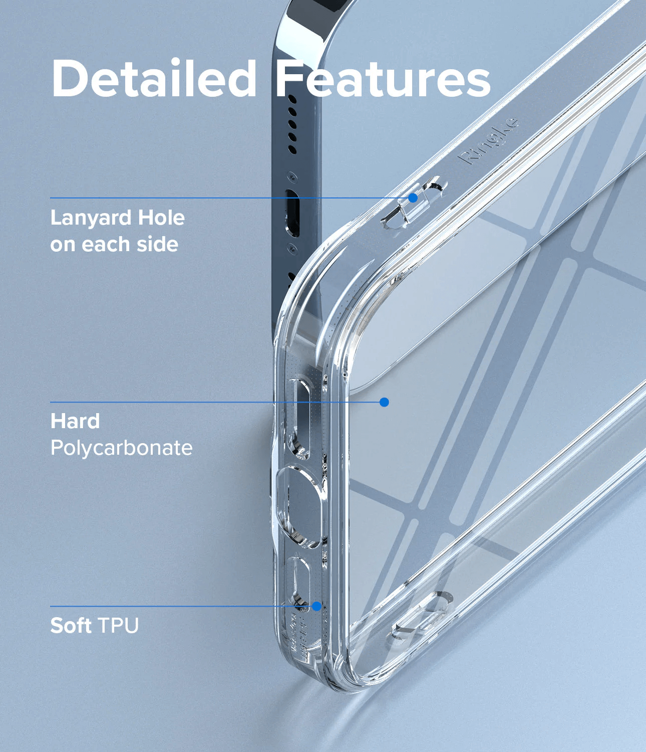 Estuche para iPhone 13 Pro - Ringke Fusion