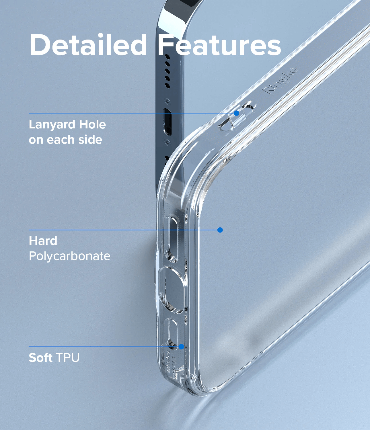Estuche para iPhone 13 Pro - Ringke Fusion