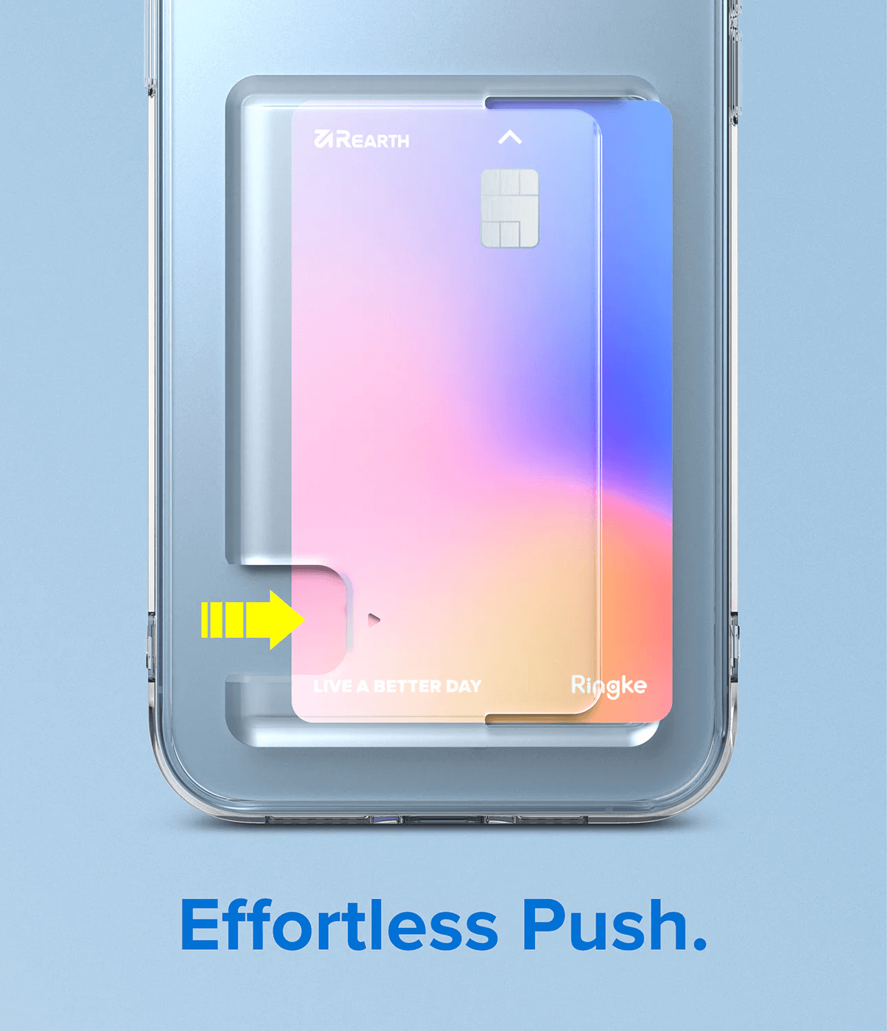 Estuche para iPhone 13 Pro - Ringke Fusion Card Clear