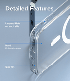 Estuche para iPhone 13 Pro - Ringke Fusion Magnetic - Matte Clear