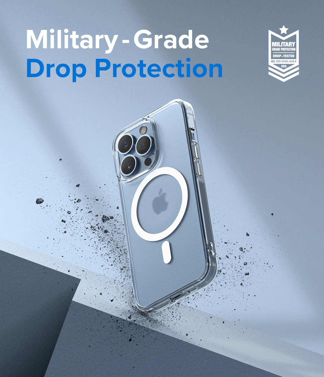 Estuche para iPhone 13 Pro - Ringke Fusion Magnetic - Matte Clear